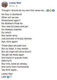 Scotland face czech republic in their euro 2020 opener before matches against england and croatia. No Flour In Scotland Hilarious National Anthem Goes Viral After Snow Shortages Daily Record