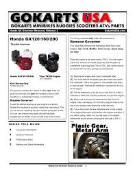 3600 rpm is a little boring, even stock. Governor Removal Honda Gx120 160 200 And Clones Titan Powersports