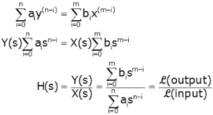 Transfer Function Representations Of Linear Physical Systems