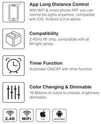One can't find any rough edges anywhere: The Controlling Of Mi Light Products How To Use The App Future House Store