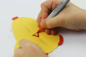 So now you need to move. Easter Chick Card With Pop Out Beak Mum In The Madhouse