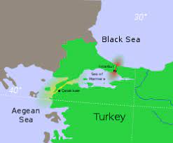 A strait connecting the aegean sea with the sea of marmara. Dardanelles Wikipedia