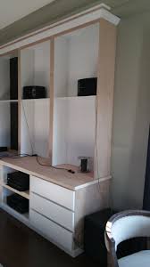Ikea Malm Billy Hack In Progress Ikea Malm Ikea Ikea Design