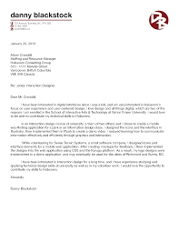We work interaction designer cover letter with an aim to build long term relationship with our clients. Siat Cover Letter Danny Sfu Olc Our Learning Community