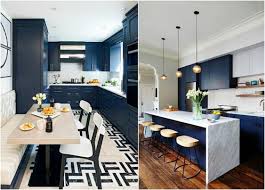 Cuisine Bleu Gris Canard Ou Bleu Marine Code Couleur Et Idees De Deco Choses De Cuisine Cuisines Design Idees De Decor