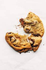 My Favorite Chocolate Chip Cookies Are Big Dense Chocolatey And Chewy Cookies Recipes Chocolate Chip Chocolate Chip Cookies Homemade Chocolate Chip Cookies