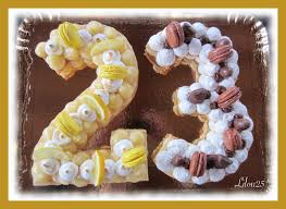 Spread with half of the whipped cream. Number Cake Citron Vanille Praline Gateaux En Fete De Lilou 25