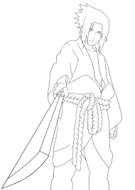 Naruto Cartoon Coloring Pages For Kids Printable Free Naruto Drawings Sasuke Drawing Naruto Sketch