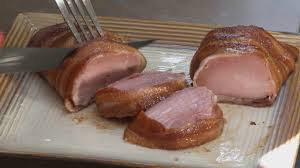 Bacon Wrapped Pork Loins in the Bradley Smoker