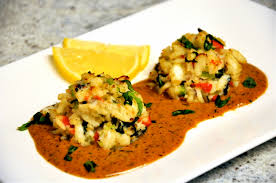 Crab Cakes With Cajun Lobster Sauce Just A Taste