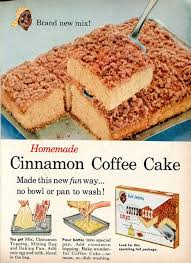 1958 Aunt Jemima Coffee Cake Mix Advertisement Readers Digest May 1958 Coffee Cake Aunt Jemima Cinnamon Coffee Cake