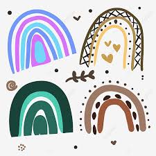 Cute rainbow sticker with matte holographic accents! Rainbow Set Sticker Fordesign Aesthetic Design Pastel Set Rainbow Png Transparent Clipart Image And Psd File For Free Download