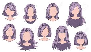 If you have long hair or you're considering growing out lengthy locks, then you need to know that this year it's all about layers, shags, and texture. Beautiful Hairstyle Woman Modern Fashion For Assortment Grey Long Short Hair Curly Hair Salon Hairstyles And Trendy Haircut Vector Icon Set Isolated On White Background Hand Drawn Illustration Royalty Free Cliparts Vectors