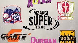 mzansi super league 2019 points table and team standings