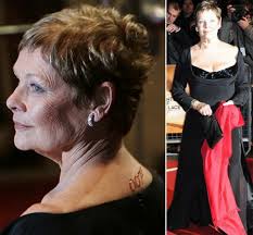 I just sat down and she said: Judi Dench Hairstyles