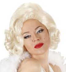 Blond Peruka, Przebrania, kostiumy, maski (lata 20, 30, 40-te)