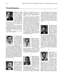 Contributor, March, 1970