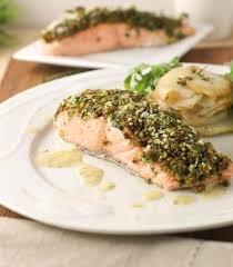 Pistachio Pesto Crusted Salmon Recipe Pistachio Pesto Recipes Food