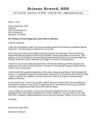 Cover letters are your first impression, so make it a good one. Resume Cover Letter Examples For Dental Hygienist