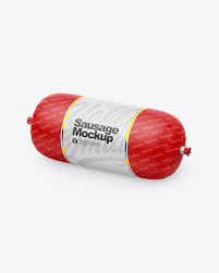 Download Matte Sausage Chub Mockup Exclusive Mockups