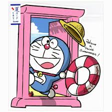 ドラえもん 夏カード ドア イラスト ドラえもん イラスト ドラえもん