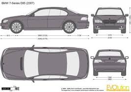 Vector Drawing Bmw 7 Series E65 Benz E Class Mercedes Mercedes Benz