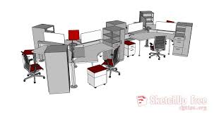 298 Office Furniture Sketchup Model Free Download Sketchup Model Office Furniture Furniture