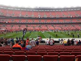 firstenergy stadium section 107 row 16 seat 11 home of