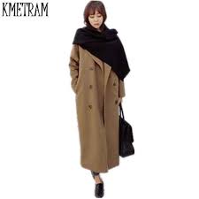 Shop for ✿ 51% off ✿ 2021 plus size long wool coat in black online at $50.73 and discover other cheap plus size at rosegal. New Cashmere Jackets Female Long Loose Double Breasted Camel Wool Coat Women Woolen Trench Coat Plus Size Abrigos Mujer Cjj0031 Coat And Hat Stand Coatcoat Autumn Aliexpress