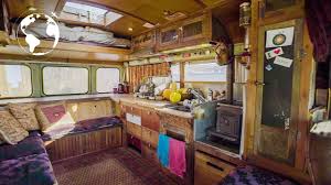 Really Cool Bus Library Bed Ideas More Man Converts Bus Into Tiny Home As Proof Money Isn T The Key To Happiness Converted Bus Tiny House Trailer Home