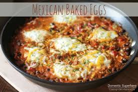 Rich custard, creamy pasta, easy croquettes everything you love about pasta carbonara, but with a little less pasta and a lot more vegetables. Mexican Baked Eggs One Skillet Domestic Superhero