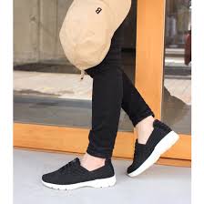 フィン Fin メッシュストレッチスニーカー【低反発スポンジ入り】 （ブラックコンビ） - ファッション通販 MAGASEEK(マガシーク)