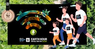 It happens at 8:30 p.m. Earth Hour Virtual Run For Nature 2021 Justrunlah