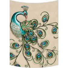 Peacock feather wall stickers bird plumage patterns art murals removable self adhesive wallpaper living room decals home decor. Beautiful Peacock Popular Peacock Feathers Wall Art Tapestries Home Decor Wall Hanging Tapestry 51x60inch 128x150cm Buy At A Low Prices On Joom E Commerce Platform