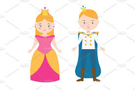 Boy And Girl Princess And Prince Brother And Sister Love Princess Cartoon Boy Or Girl