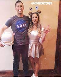 My 3 year old son requested his costume to be an astronaut in a rocketship for halloween this year. Alien Astronaut Halloween Couple Costume 2018 Couples Costumes Halloween Costumes Diy Couples Diy Couples Costumes