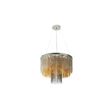 Free shipping* more like this fahrenheit 8 1/4 wide textured black led mini pendant $ 450.00. Nickel Gold And Black Fine Chain Chandelier Bespoke Lights Uk