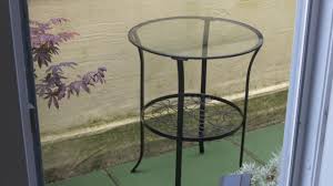 Klingsbo coffee table black clear glass ikea. Klingsbo Side Table Ikea Youtube