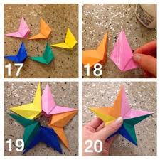 diy 星形オブジェ ティンバーンスターdiy クリスマス工作 折り紙 可愛い 折り紙 作り方