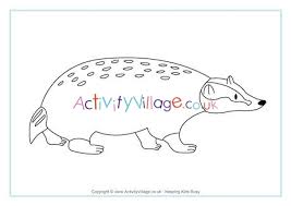 Use this lesson in your classroom, homeschooling curriculum or just as a fun kids activity that you as a parent can do with your child. Badger Colouring Page 2