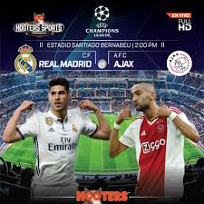 La final de la uefa champions league 2021 se jugará el sábado 29 de mayo. Champions League Hoy En Vivo Full Hd Hooters Costa Rica Facebook
