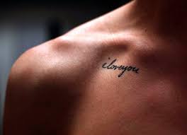 You must love in such a way that the person you love feels free.5. Cursive Tattoo I Love You Love