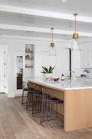 Rift White Oak Kitchen Island Kitchen Island Kitchen Island Is Made Out Of Rift White Oak With A Custom Stai White Oak Kitchen Kitchen Design California Modern