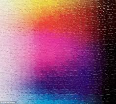 Buffalo games' world's most difficult series no if you don't like solving jigsaw puzzles, why would you want to show one off? Can You Complete The World S Most Difficult Jigsaw Puzzle Contains 1 000 Pieces And Each One Is A Different Colour Daily Mail Online