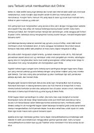 Buat duit dengan arbitrage ini mampu menjana keuntungan lumayan jika anda mampu menjual dengan margin keuntungan yang besar. Cara Terbukti Untuk Membuahkan Duit Online