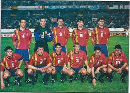 Dos goles, uno de fabián en la primera parte y otro de dani olmo en la segunda, permitieron a la rojita. Seleccion Espanola De Futbol Sub 21 Recorte De Kaufen Alte Fussball Poster In Todocoleccion 40785952