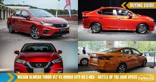 Honda_city #toyota_vios #謝謝你們 pada korang di johor yang nak tanya honda jazz, city, hrv, civic & crv whatsapp. 2020 Honda City Rs Vs 2020 Nissan Almera Vlt Battle Of The High Spec Newcomers Buying Guides Carlist My