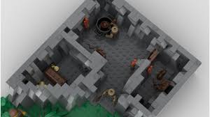 The goblin cave is a dungeon filled with goblins located east of the fishing guild and south of hemenster.some are aggressive no matter what level players are. Lego Moc Goblin Cave By Majorbird Rebrickable Build With Lego