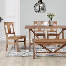 Wheaton Farmhouse Trestle Dining Table Threshold Rustic Dining Chairs Dining Chairs Trestle Dining Tables