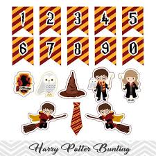 Printable Harry Potter Party Banner Harry Potter Birthday Party Bunting Digital Banner Bunting 00290 Harry Potter Cards Harry Potter Birthday Harry Potter Birthday Party